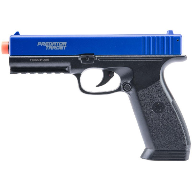 Matrix Predator Target CO2 Powered Non-Blowback Airsoft Pistol, Black Ice