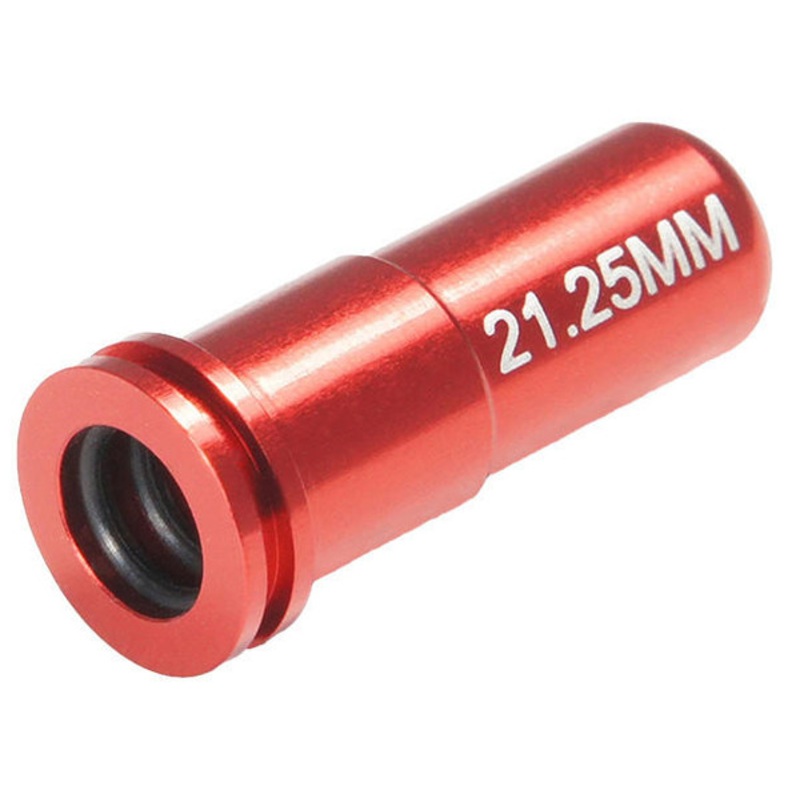 Maxx Model CNC Aluminum Double O-Ring 21.25mm Air Seal Nozzle, Red