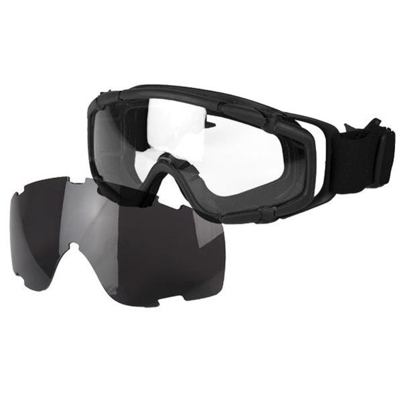 SI 444BH Ballistic Goggle For Helmet, Black