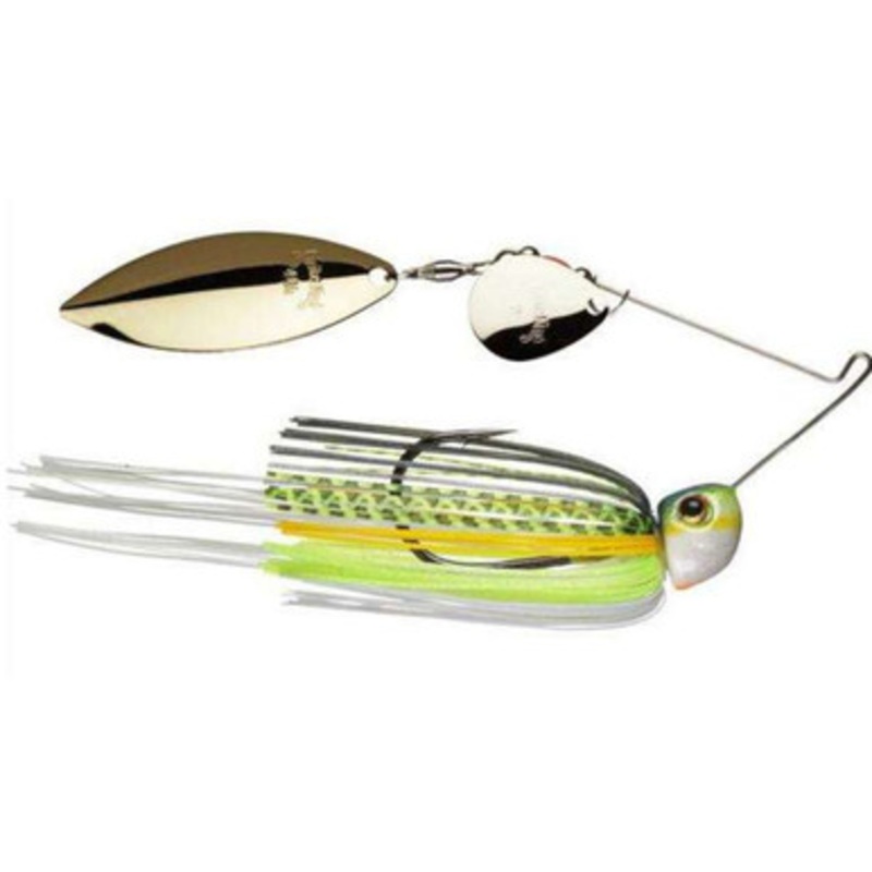 Strike King Hack Attack Heavy Cover Spinnerbait – Chartreuse Sexy Shad – 1/2oz