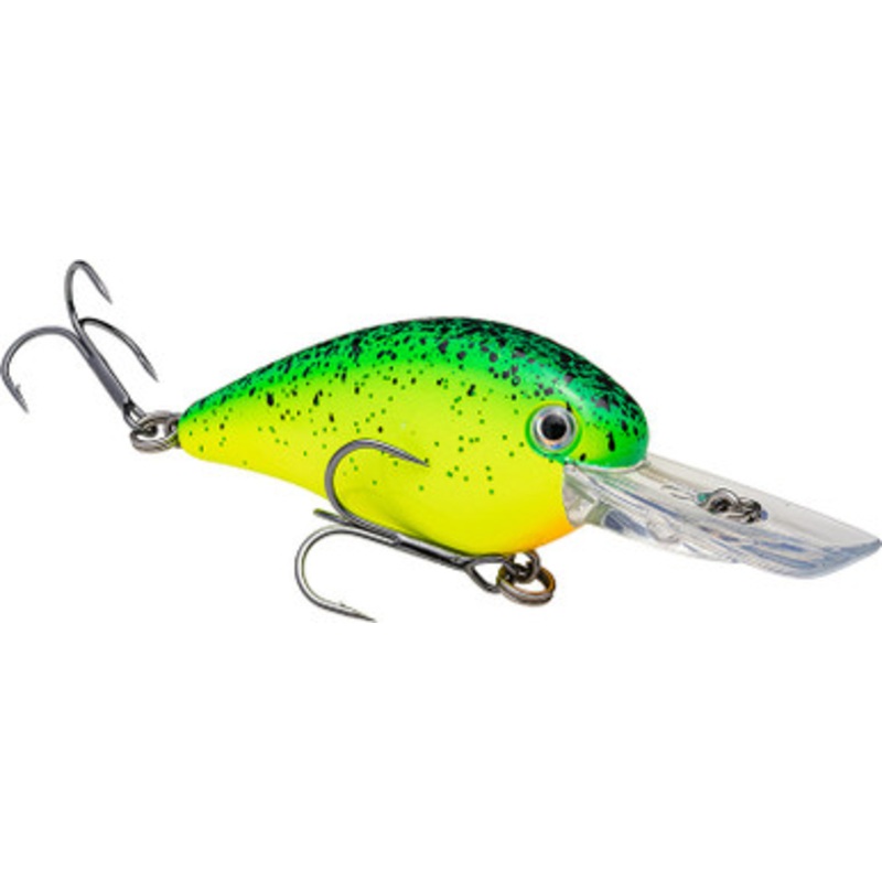 Strike King KVD 1.5 Deep Diver Squarebill – Chart Blue Black Splatter