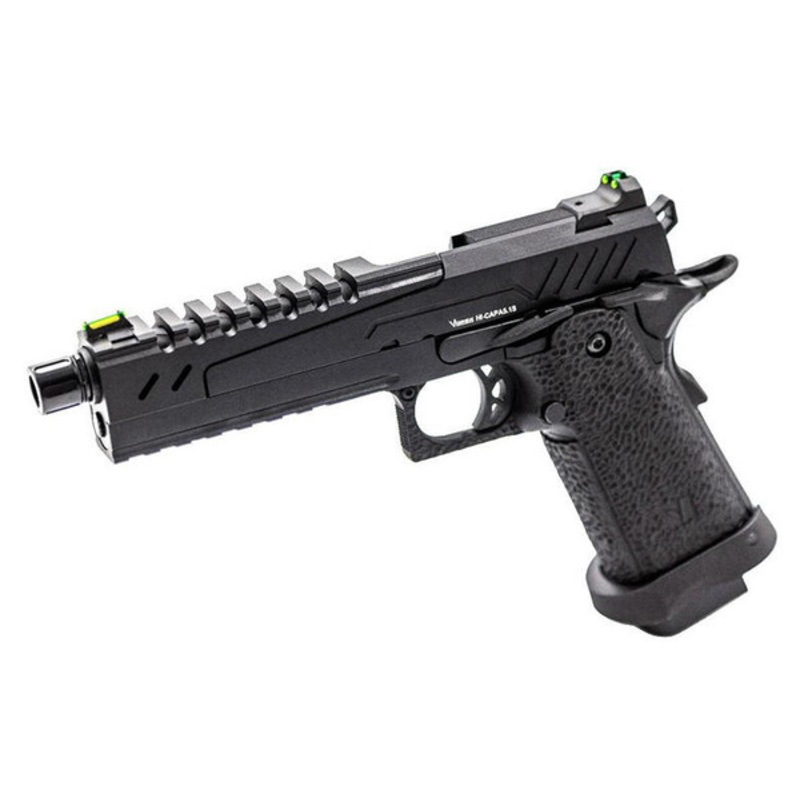 Vorsk 5.1 Split Slide Hi Capa Airsoft Pistol, Black