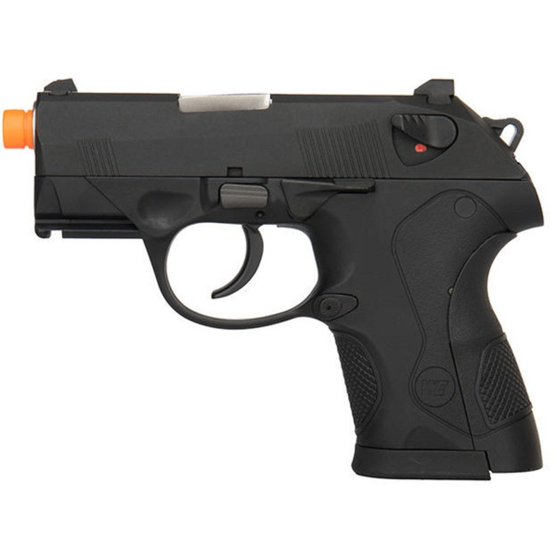 WE Tech Bulldog Gas Blowback Airsoft Pistol, Black