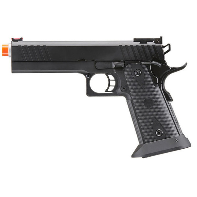 Army Armament R609 Hi-Capa Gas Blowback Airsoft Pistol, Black