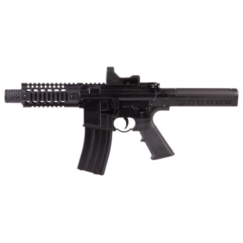 Crosman A4-P Full/Semi Auto CO2 Powered 0.177 Cal Airgun, Black