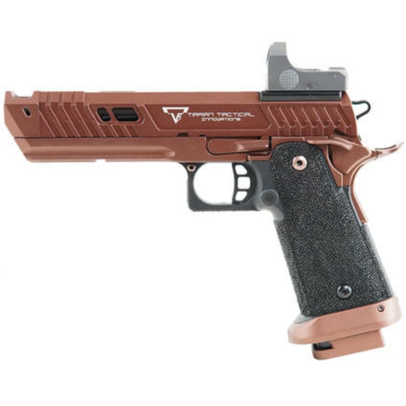 JAG Arms Taran Tactical Innovation Sand Viper Hi Capa Airsoft Pistol, Bronze/Black