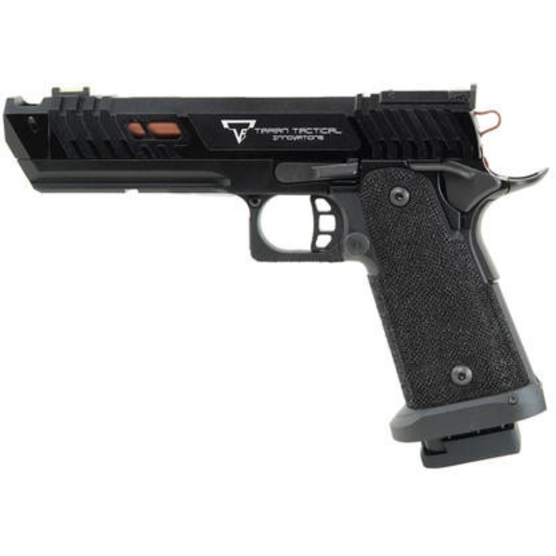 JAG Precision TTI JW4 Pit Viper Hi Capa Green Gas Airsoft Pistol, Black