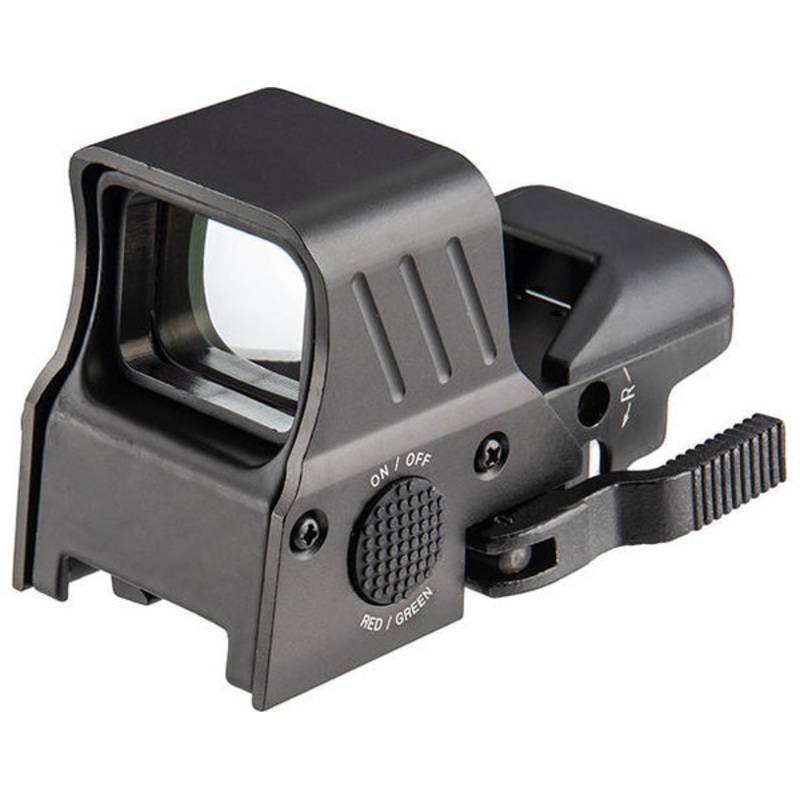 Lancer Tactical 4-Reticle Red/Green Dot Reflex Sight w/ QD Mount, Black