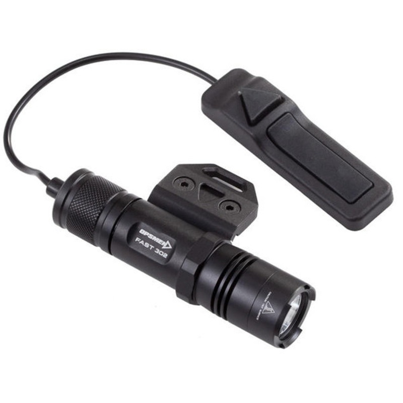 Opsmen FAST 302K Compact High Output Weapon Light for Keymod Handguard, Black