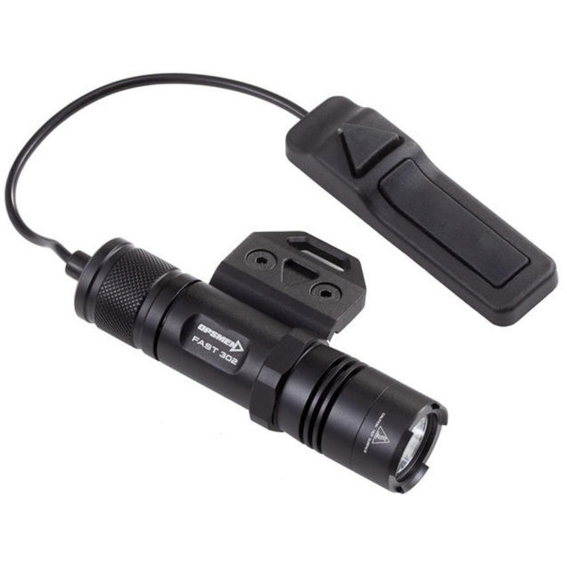 Opsmen FAST 302M Compact High Output Weapon Light for M-LOK Handguard, Black