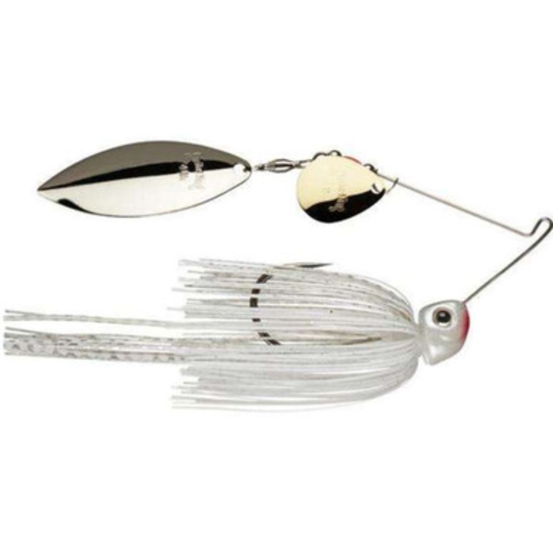 Strike King Hack Attack Heavy Cover Spinnerbait – Super White – 1/2oz