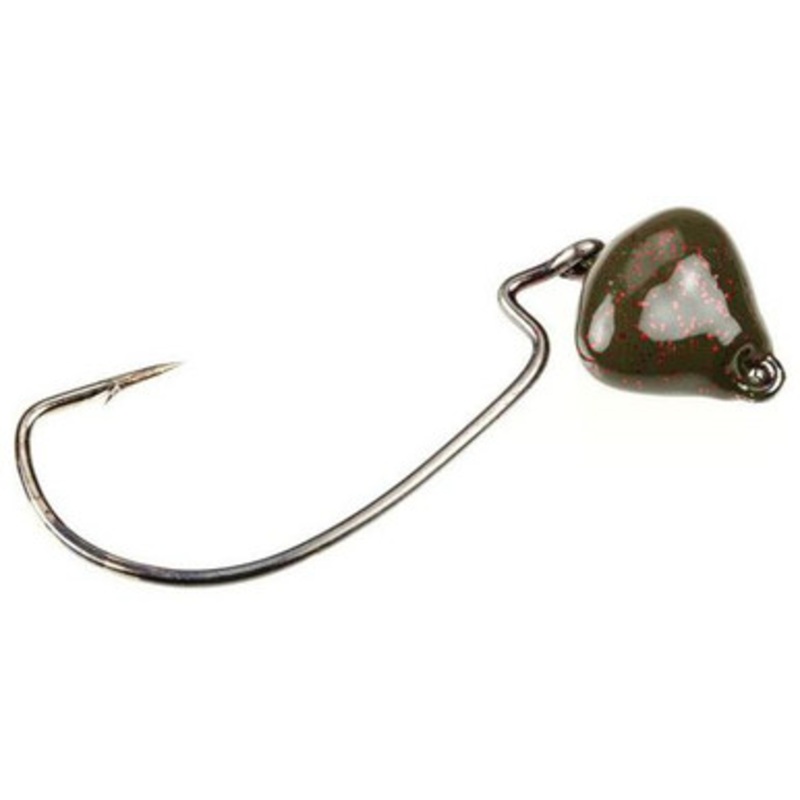 Strike King Jointed Structure Head – 1/2oz – Green Pumpkin