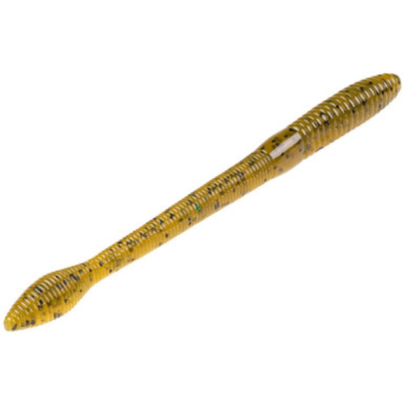 Strike King KVD Fat Baby Finesse Worm – Green Pumpkin