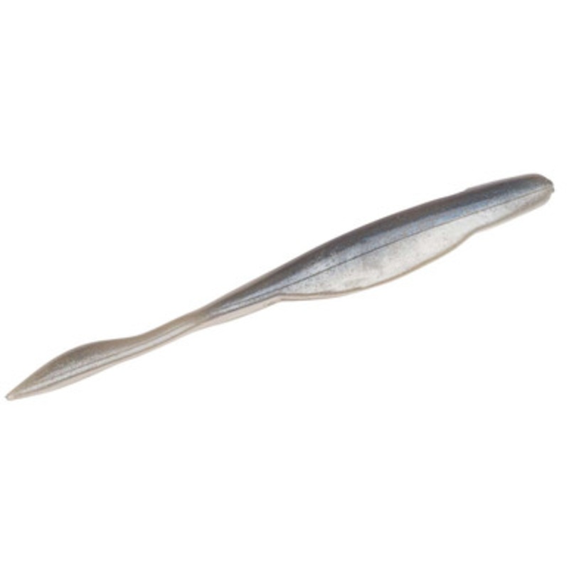 Strike King KVD Perfect Plastics Caffeine Shad – 4in – Blue Glimmer Pearl Belly