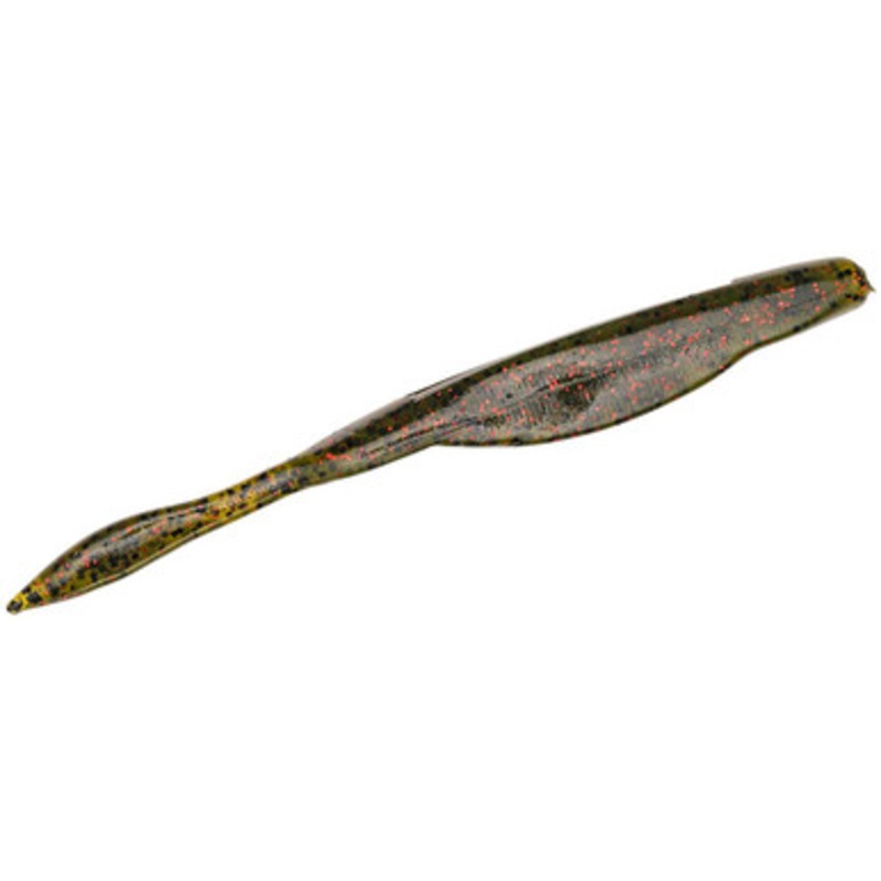 Strike King KVD Perfect Plastics Caffeine Shad – 4in – Watermelon Red & Black