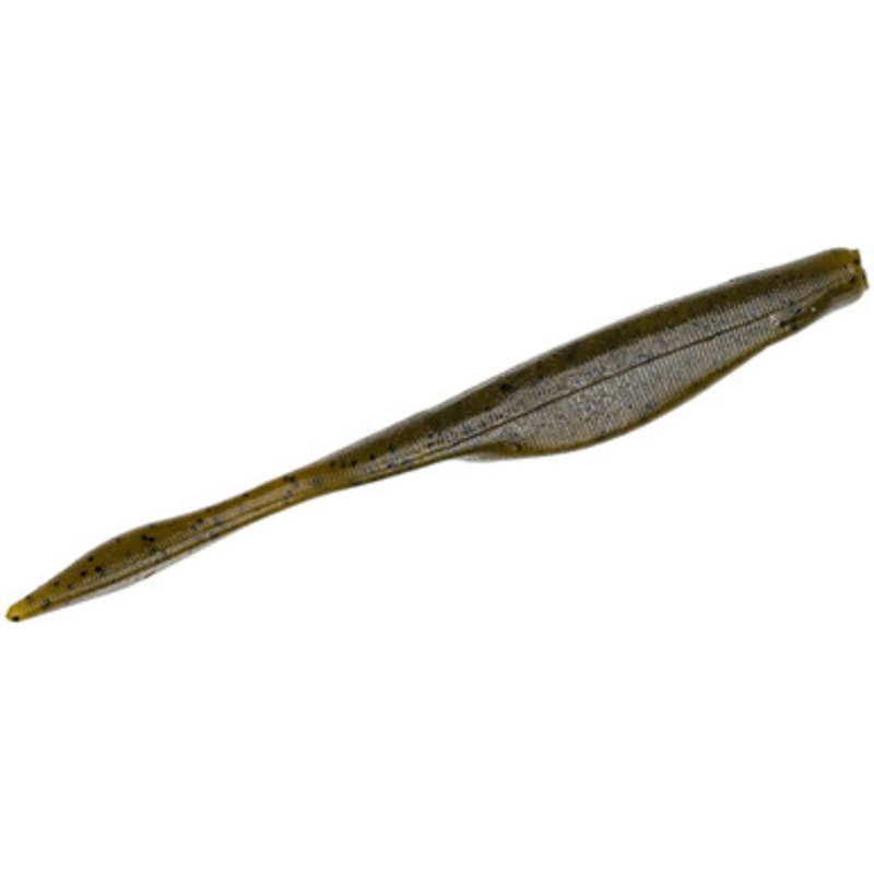Strike King KVD Perfect Plastics Caffeine Shad – 5in – Green Pumpkin