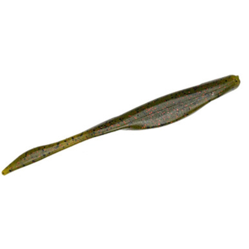 Strike King KVD Perfect Plastics Caffeine Shad – 5in – Watermelon Red & Black