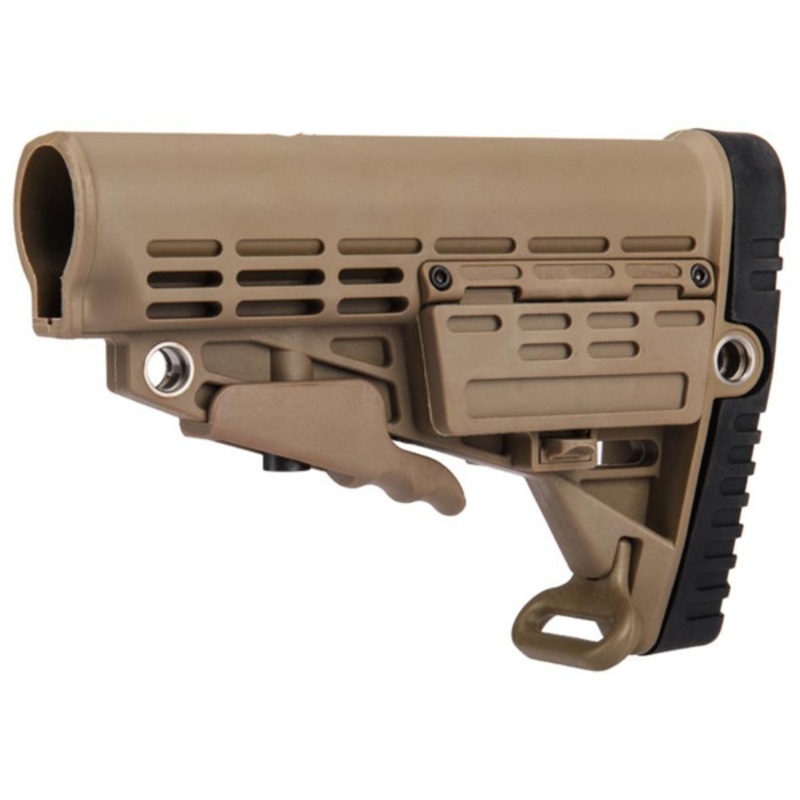 UK Arms Collapsible Stock, Dark Earth