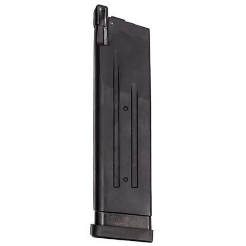 Vorsk 23rds Airsoft Vengeance Hi Capa Series Standard Green Gas Magazine, Black