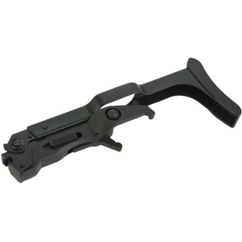 KJW Folding Stock for KWA KJW M93R Series Airsoft Training GBB Pistols, Black