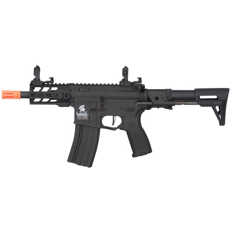 Lancer Tactical Enforcer Hybrid Gen 2 BATTLE HAWK 4 PDW AEG Airsoft Rifle, Black