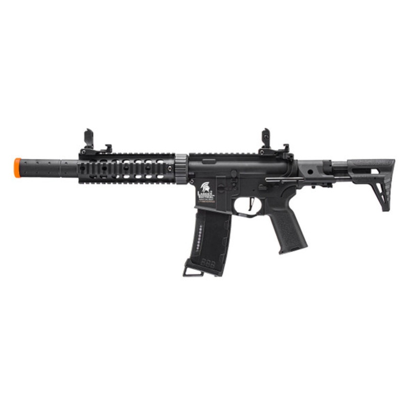 Lancer Tactical Gen 3 PDW M4 Carbine Airsoft Rifle, Black