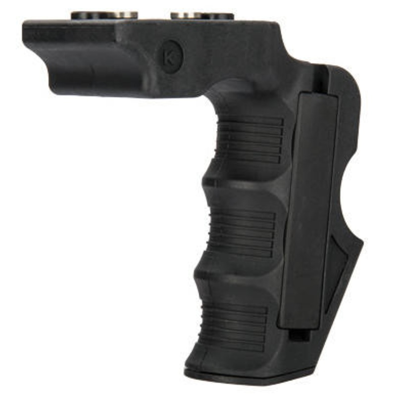 Lancer Tactical Impact Keymod Foregrip with Storage Space, Black