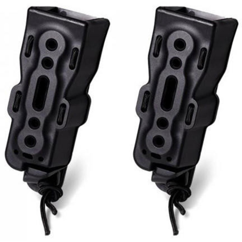 Laylax Pack of 2 Hard Shell Bite Handgun Magazine Holder, Black