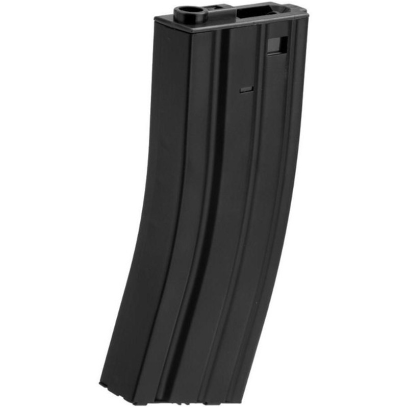Matrix Metal 300rd Hi-Cap Magazine for M4/M16 Series Airsoft AEG Rifles, Black