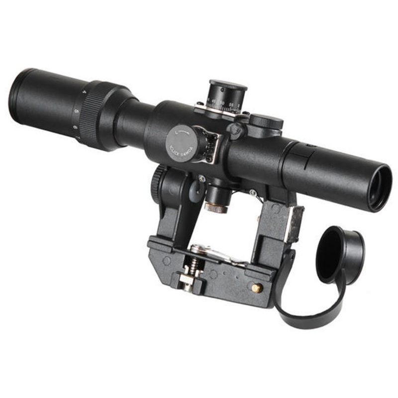 Scope for SVD Series Airsoft Rifles 3-9x Variable Zoom, Black
