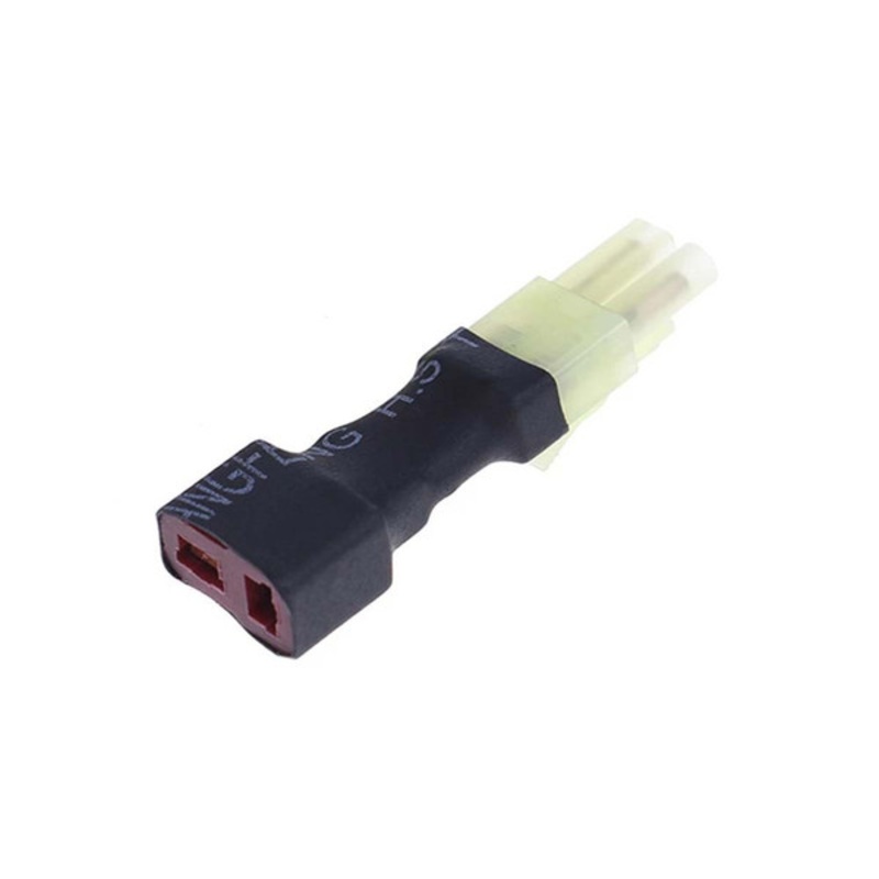 Small Male Tamiya to Female Deans Battery Adapter