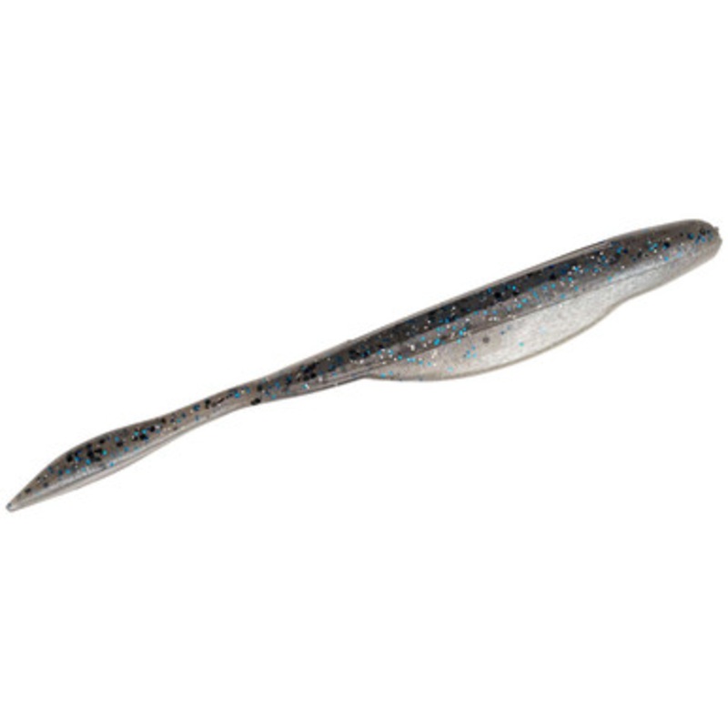 Strike King KVD Perfect Plastics Caffeine Shad – 4in – Smokey Shad