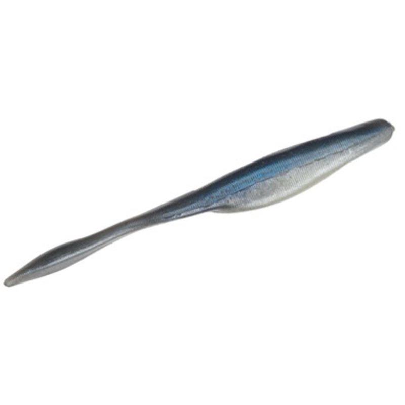Strike King KVD Perfect Plastics Caffeine Shad – 5in – Pearl Blue Glimmer Back