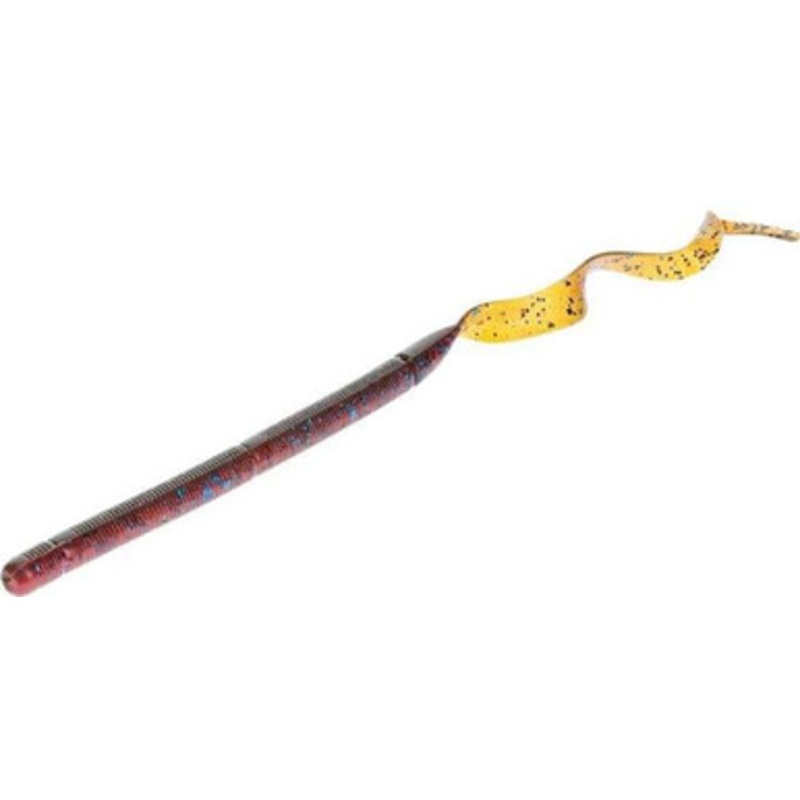 Strike King KVD Zeus Worms – 9.5” – Melon Bug