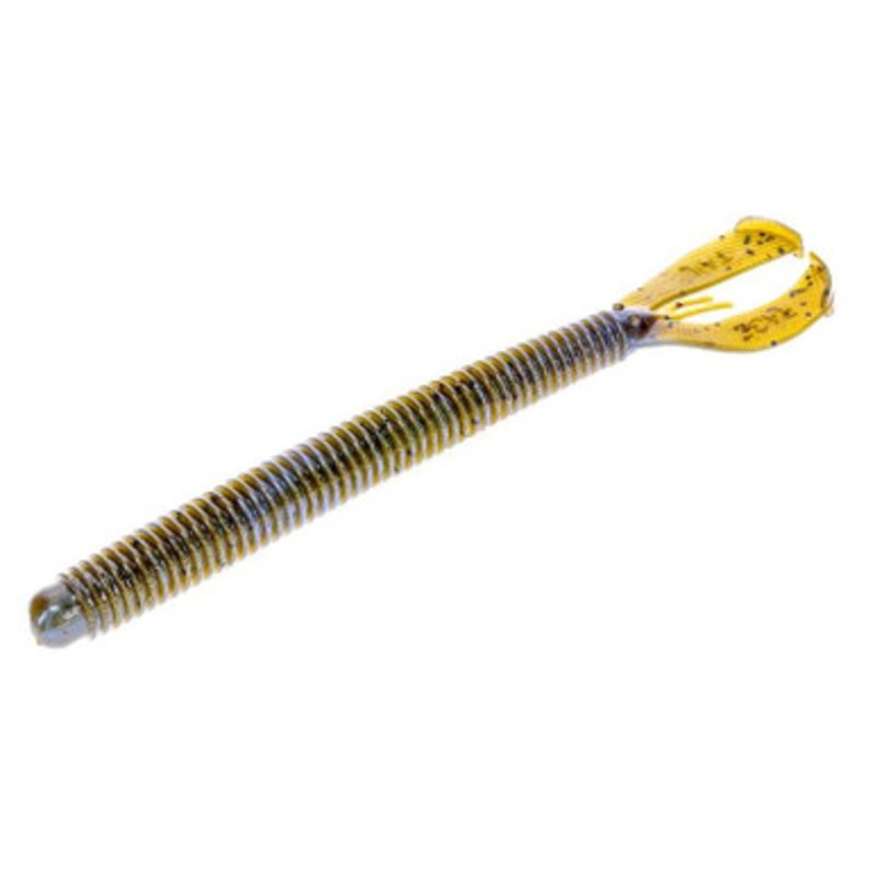 Strike King Rage Twin Tail Menace Worm – 6” – Blue Craw