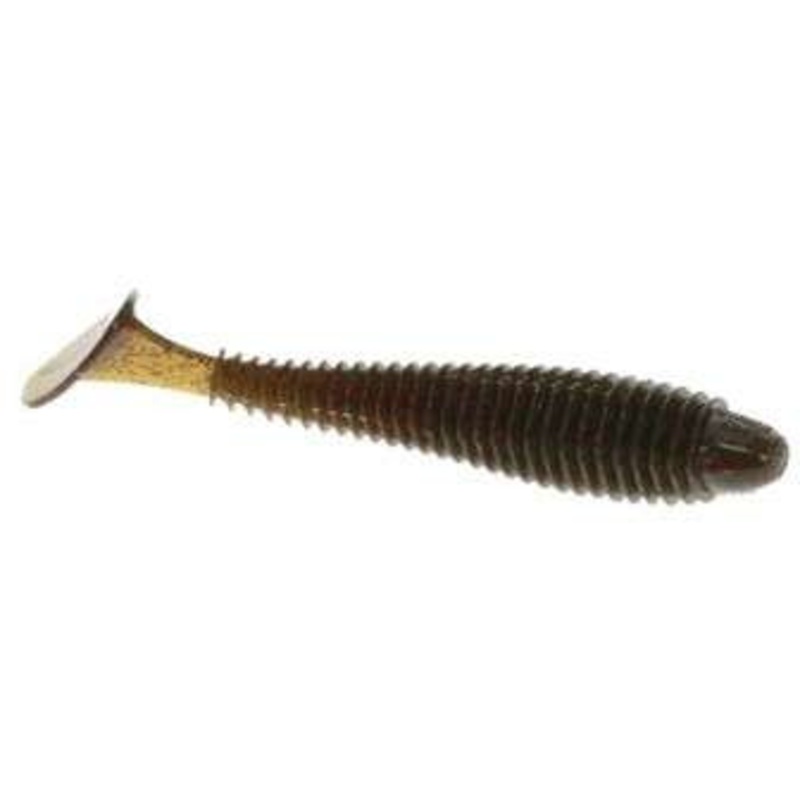 Strike King Saltwater Rage Swimmer – 3.75” – Dark Melon Red