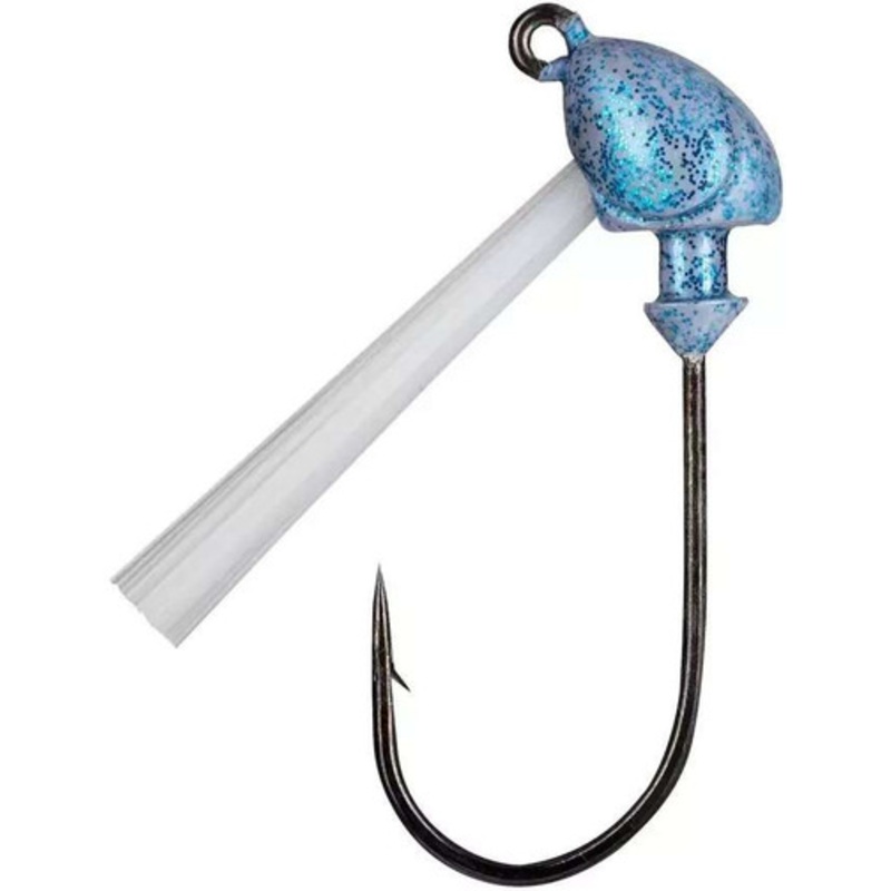 Strike King Squadron Swimbait Head w/ Weedguard – 1/2oz – Blue Glimmer