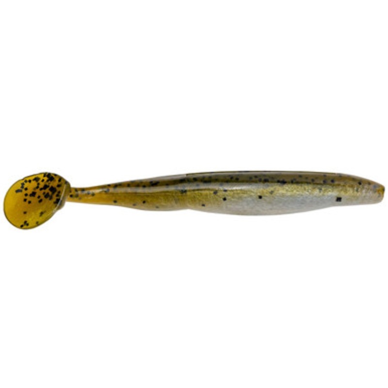 Strike King Swim’n Caffeine Shad – 4in – Green Pumpkinseed