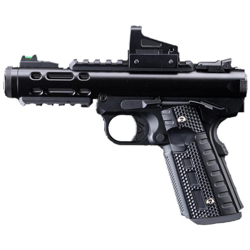 WE-Tech Galaxy 1911 Gas Blowback Airsoft Pistol, Black