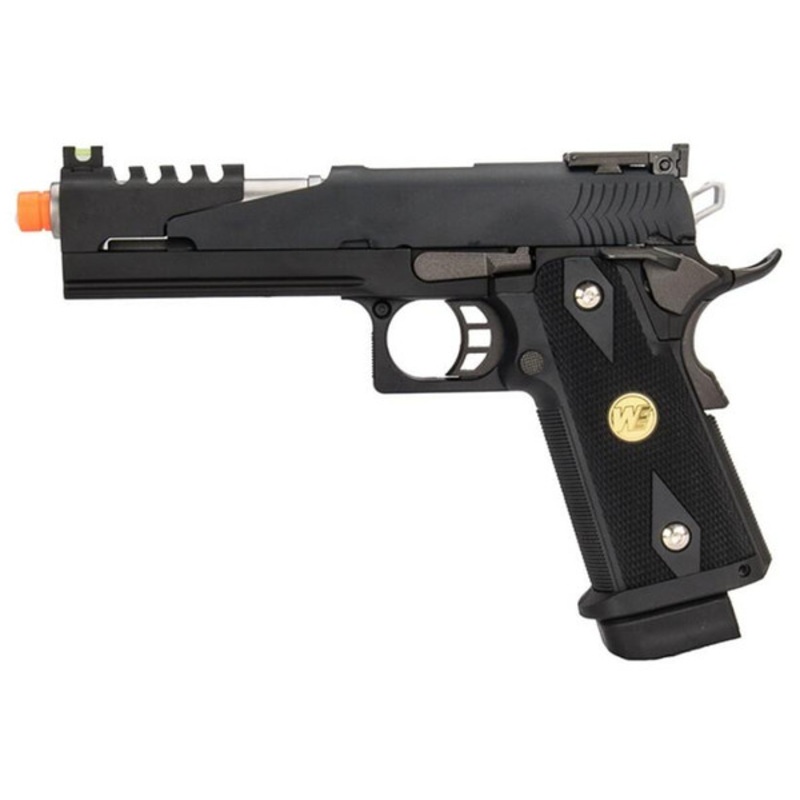 WE-Tech Hi-Capa 5.1 Dragon Full Auto Gas Blowback Airsoft Pistol, Black