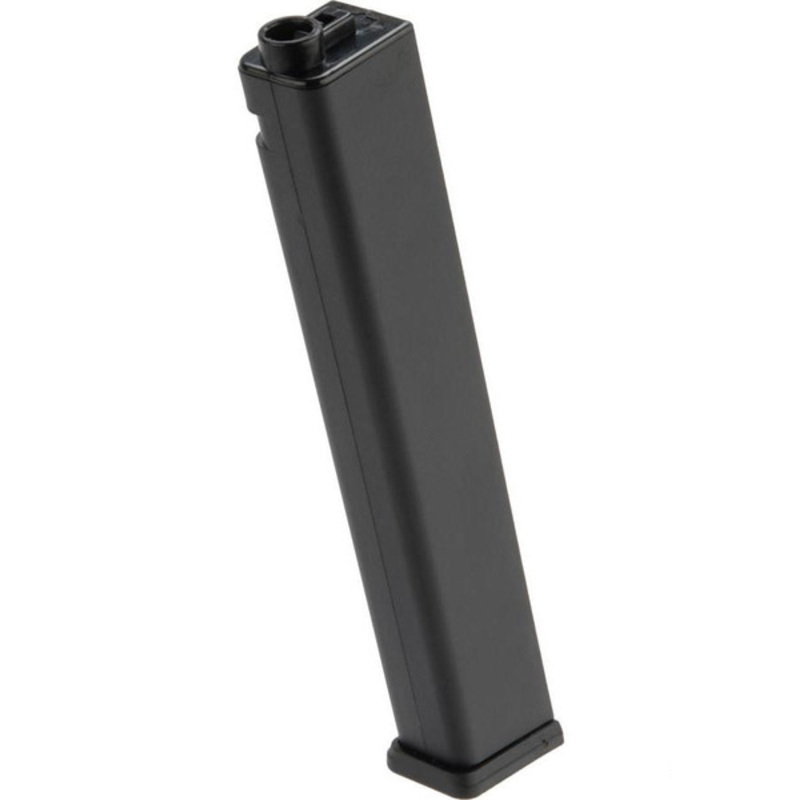 Classic Army 120rd Mid-Cap Polymer Magazine for Nemesis X9 Airsoft AEGs, Black