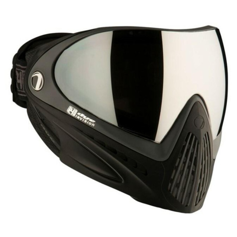 Dye i4 Pro Airsoft Full Face Mask w/ Shadow Thermal Lens, Black/Grey