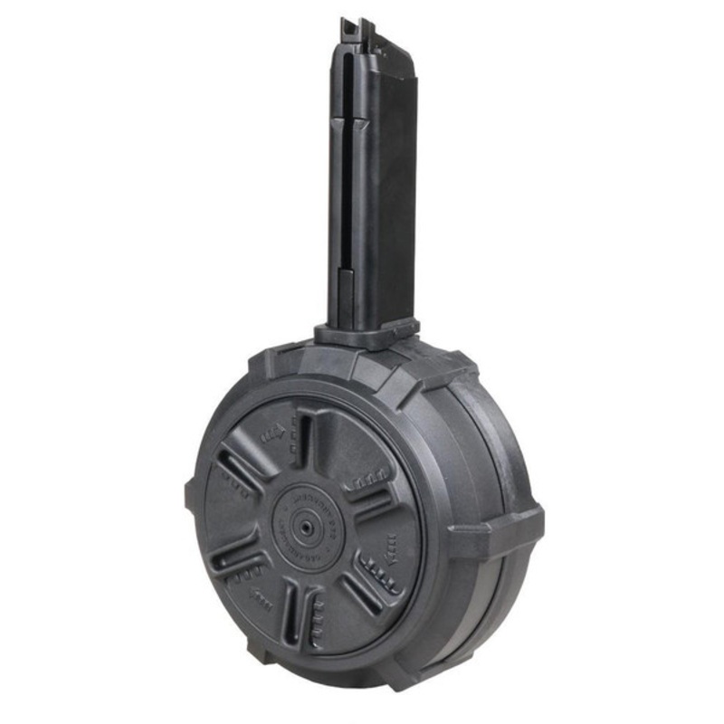 G&G SMC9 300R High Capacity Green Gas Drum Magazine, Black
