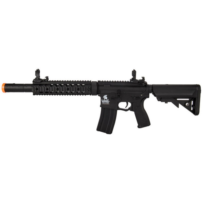 Lancer Tactical SD Gen 2 Nylon Polymer AEG Airsoft Rifle, Black