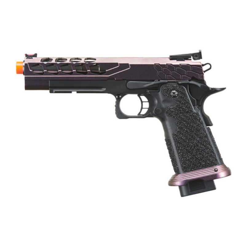 Lancer Tactical Stryk Hi-Capa 5.1 Gas Blowback Airsoft Pistol, Viper