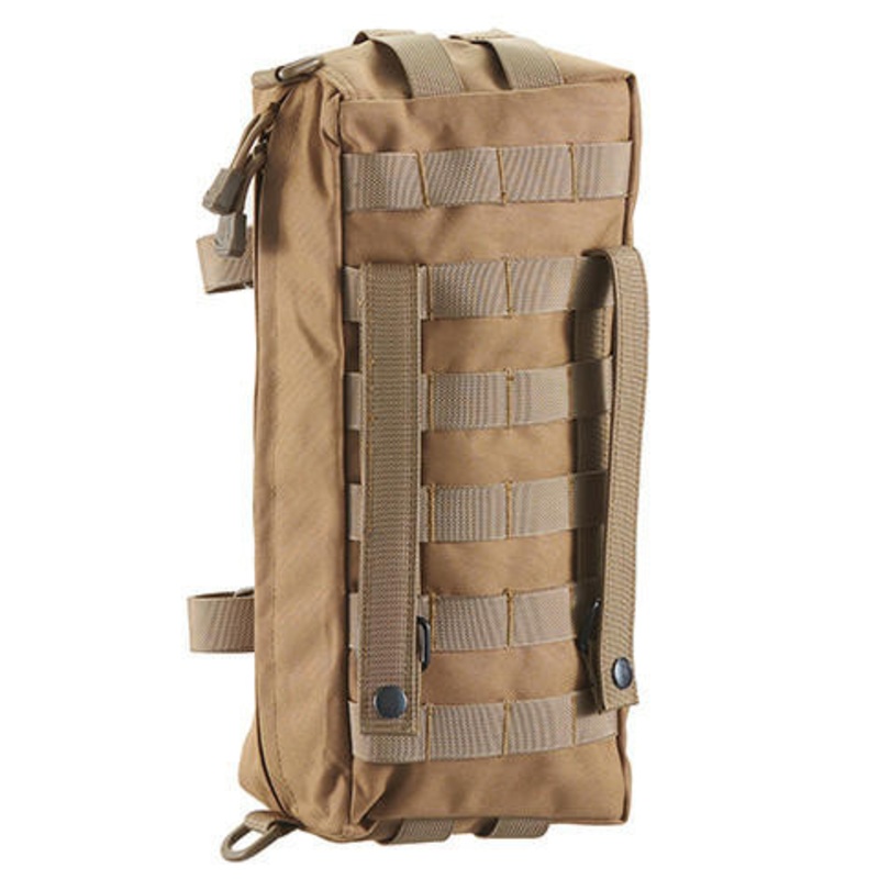 Lancer Tactical Vertical General Purpose Pouch, Khaki