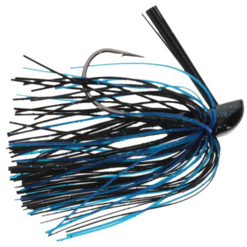 Strike King Compact Tungsten Casting Jig – 1/4oz – Black/Blue