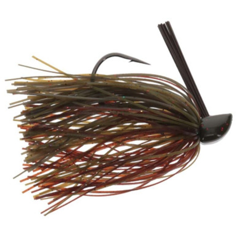 Strike King Compact Tungsten Casting Jig – 3/8oz – Green Pumkin Craw