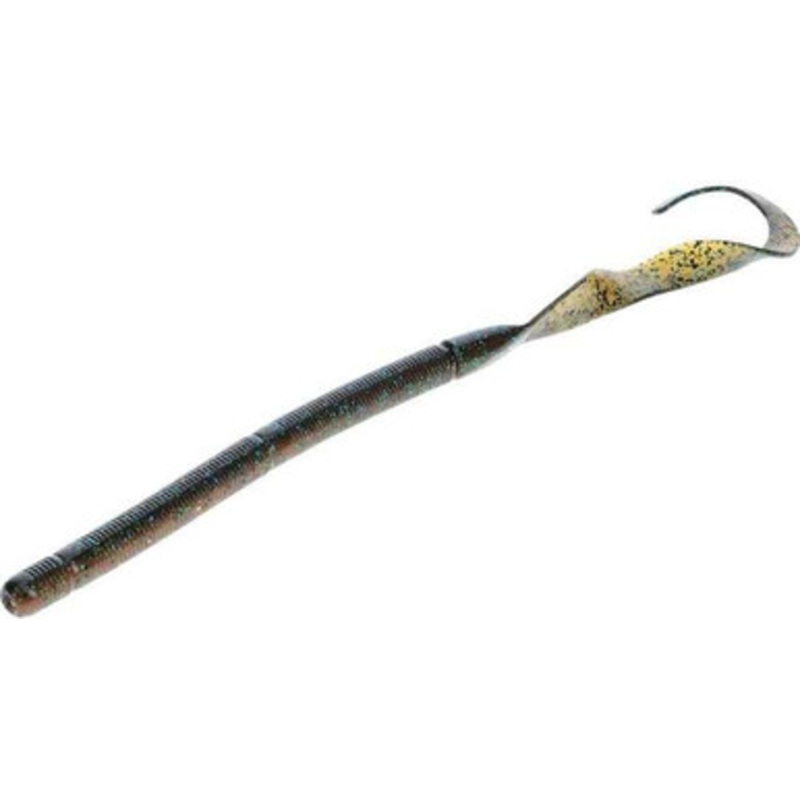 Strike King KVD Zeus Worms – 9.5” – Dark Whiskey
