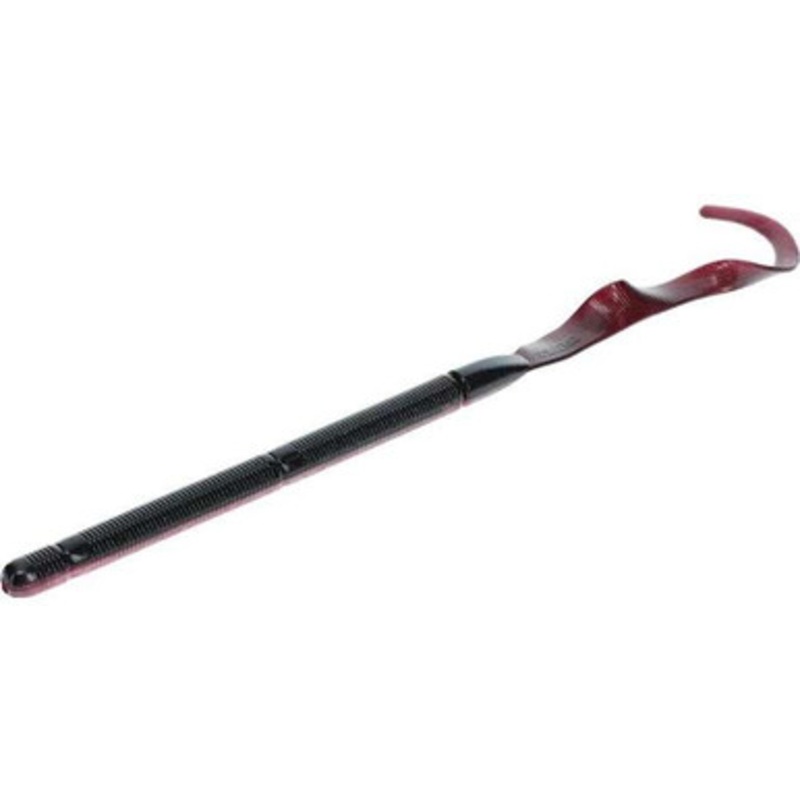 Strike King KVD Zeus Worms – 9.5” – Red Shad